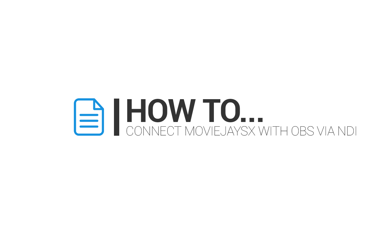 How To Connect Obs With Tv Playout Moviejay Sx Through Ndi